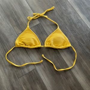 Yellow Bikini Top
